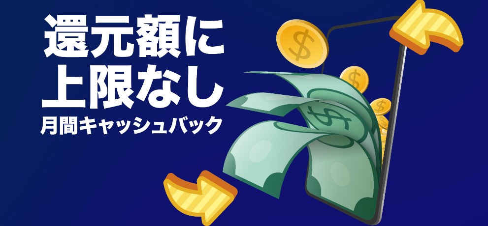 リリベットカジノ(LiliBet)　月間キャッシュバックキャンペーン